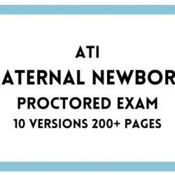 Ati pn maternal newborn proctored 2020