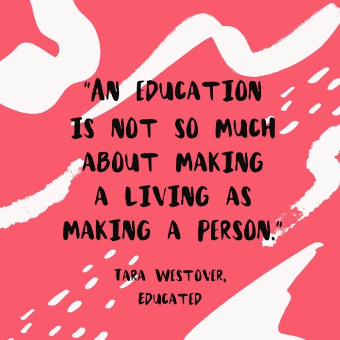 Educated tara westover quotes with page numbers